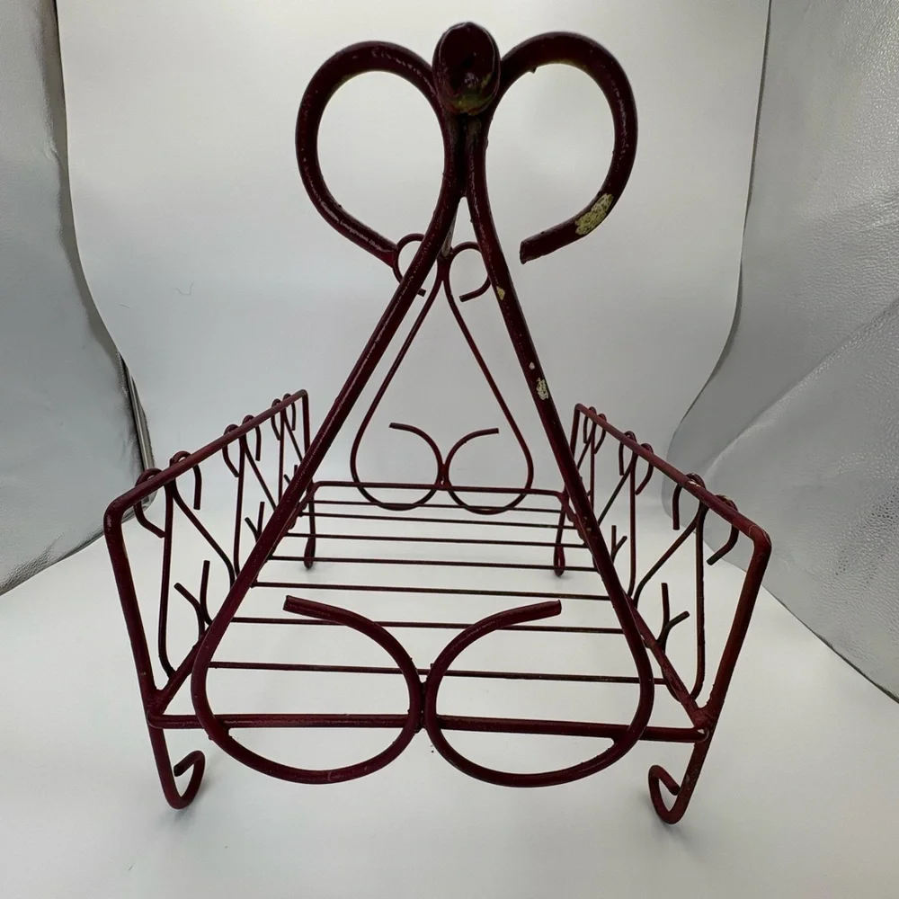 MCM Iron and Metal Magazine or Record Rack